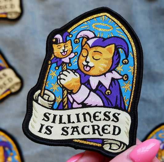 Silliness is Sacred - Woven Patch