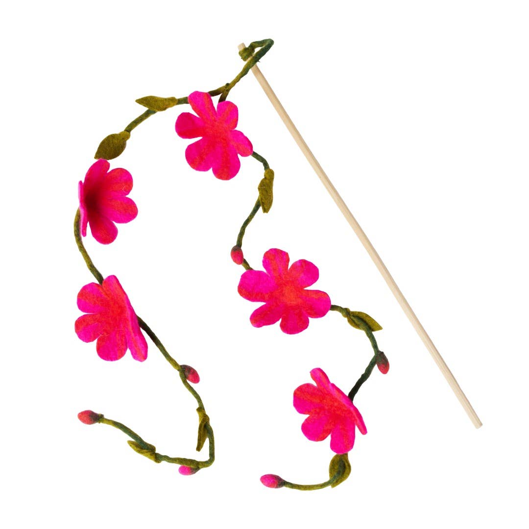 Teaser Cat Toy, Cherry Blossoms