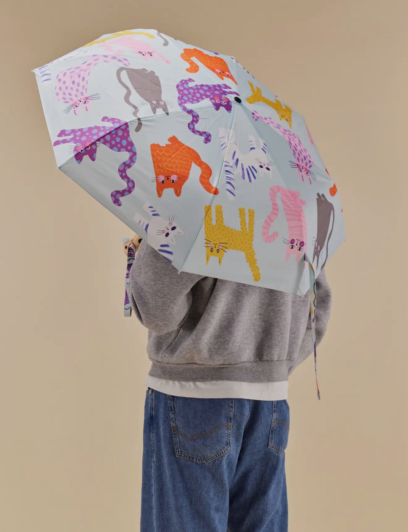 Ice Arty Cats Duck Umbrella