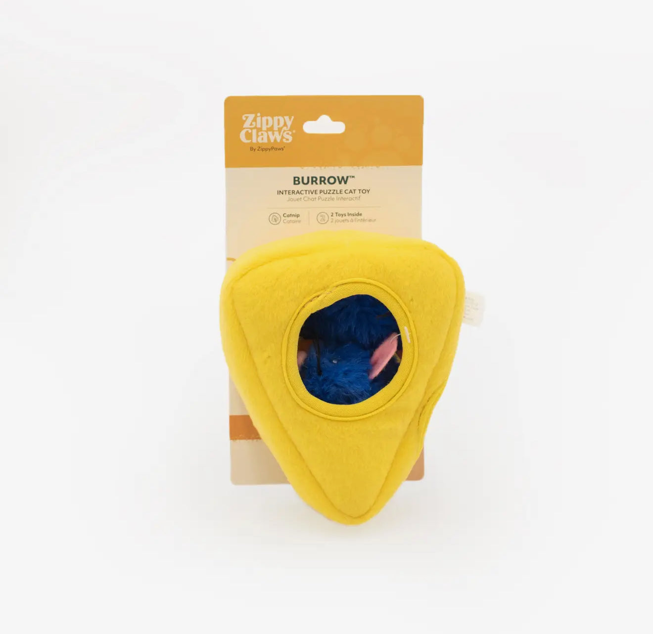 Zippyclaws® Burrow® - Mice 'n Cheese - Cat Toy