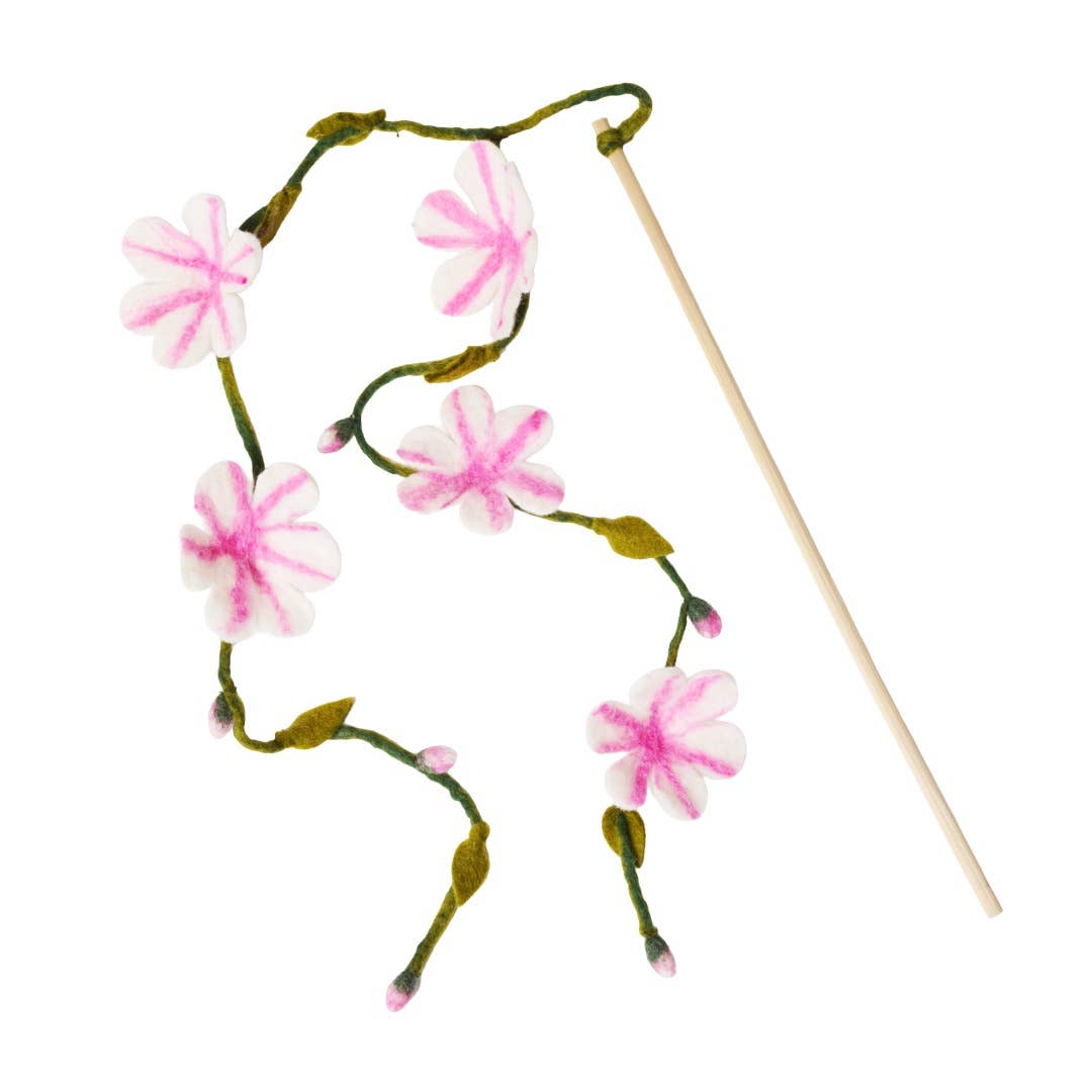 Teaser Cat Toy, Cherry Blossoms