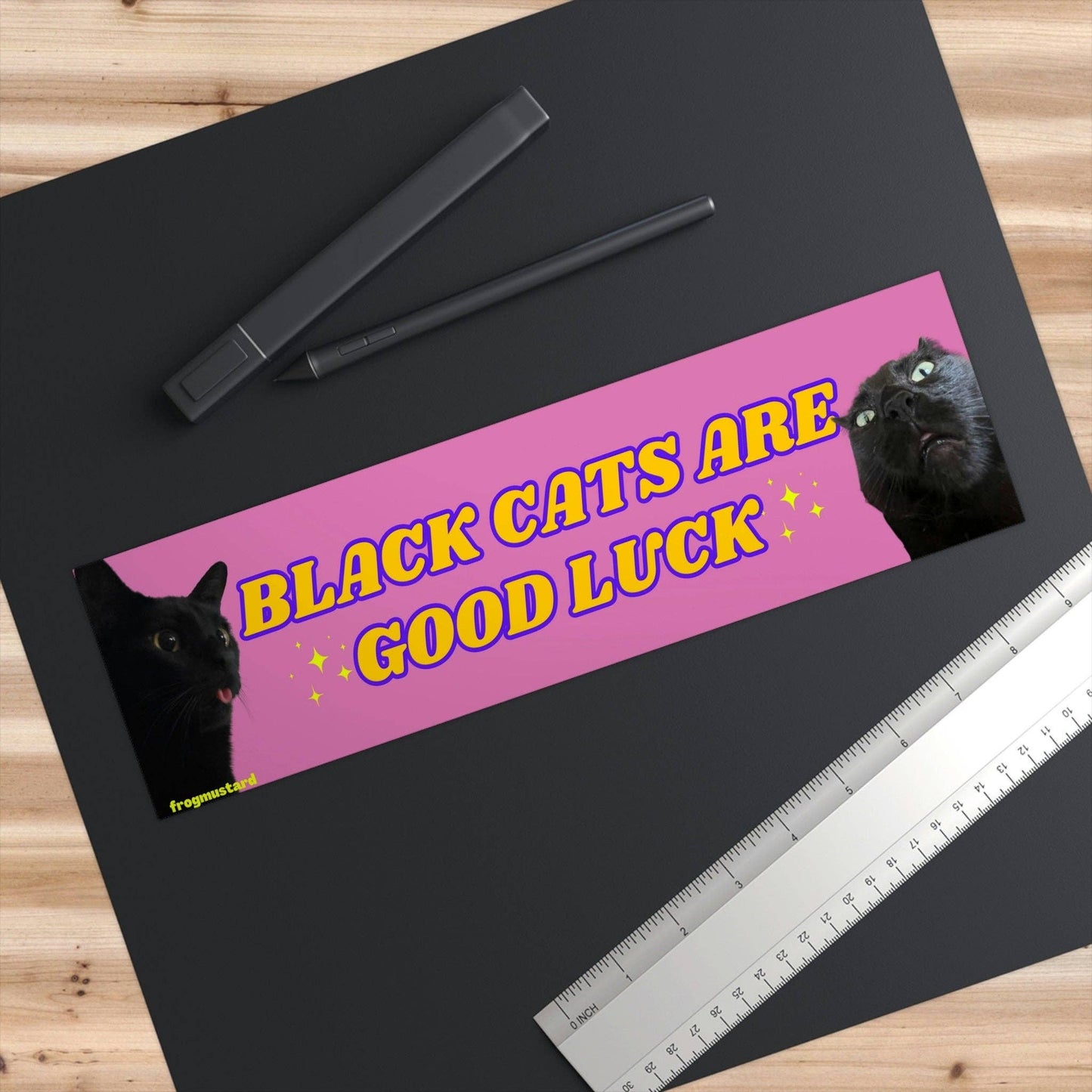 Black Cats are Good Luck: Sticker