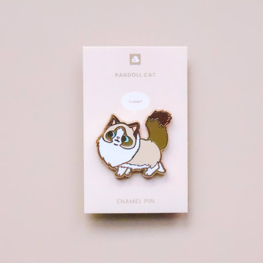 Enamel Pin - Ragdoll Cat