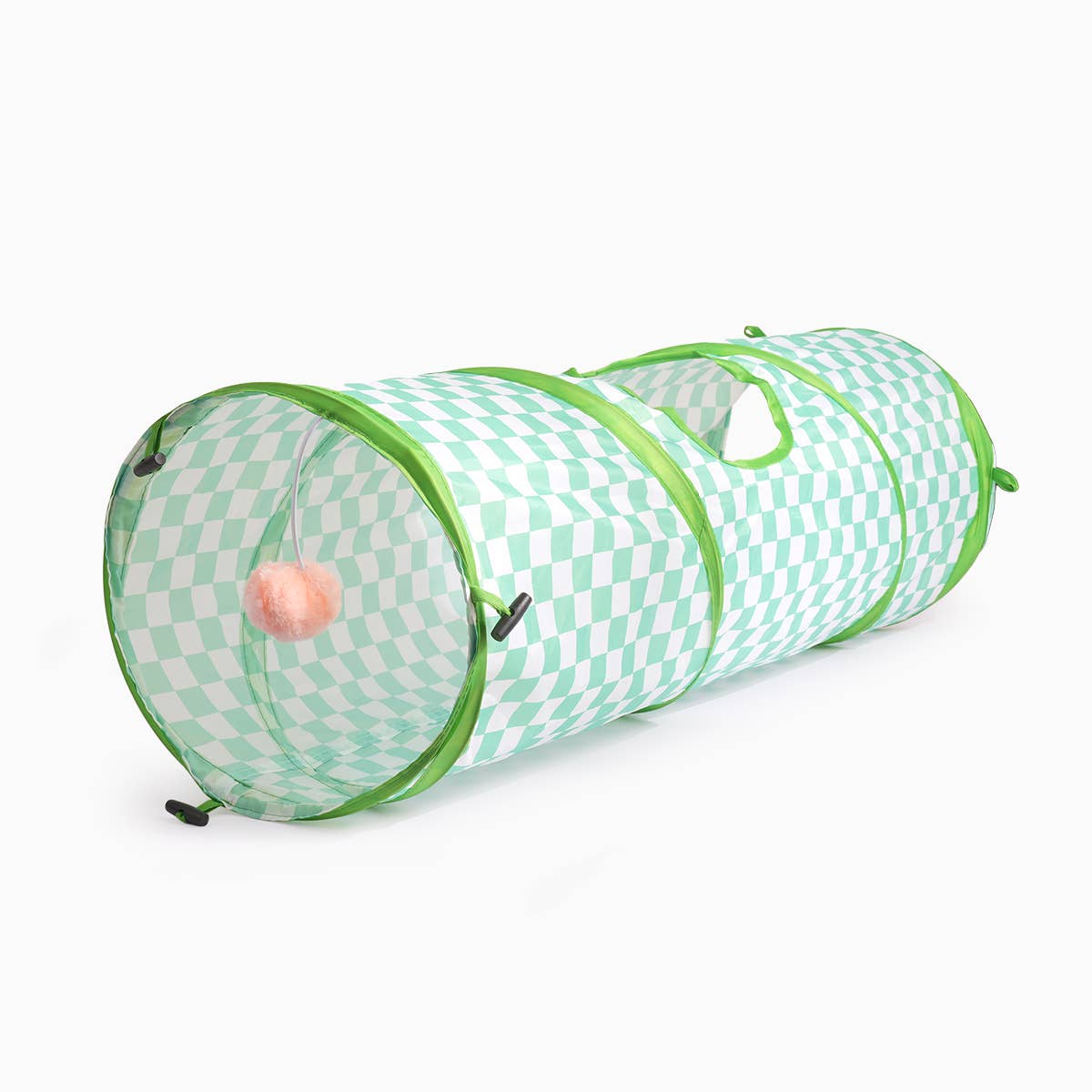 HugSmart Pet - Meow Buddies  | Green Plaid - Cat Toy