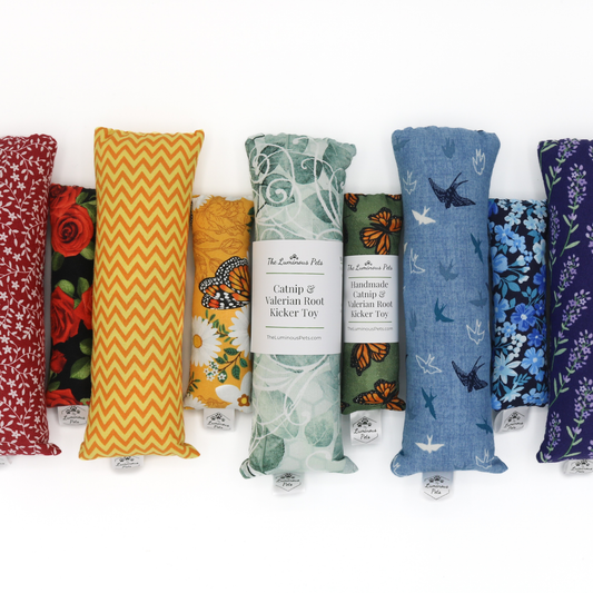 Assorted Prints | Catnip and Valerian Root Cat Toys | Kicker: Small