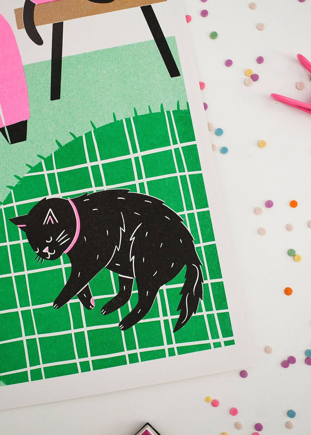 Sleepy Sunday –  Heavyweight Riso Print: A4