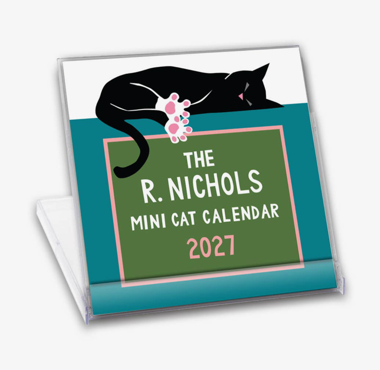 Cat Mini Desk Calendar 2027