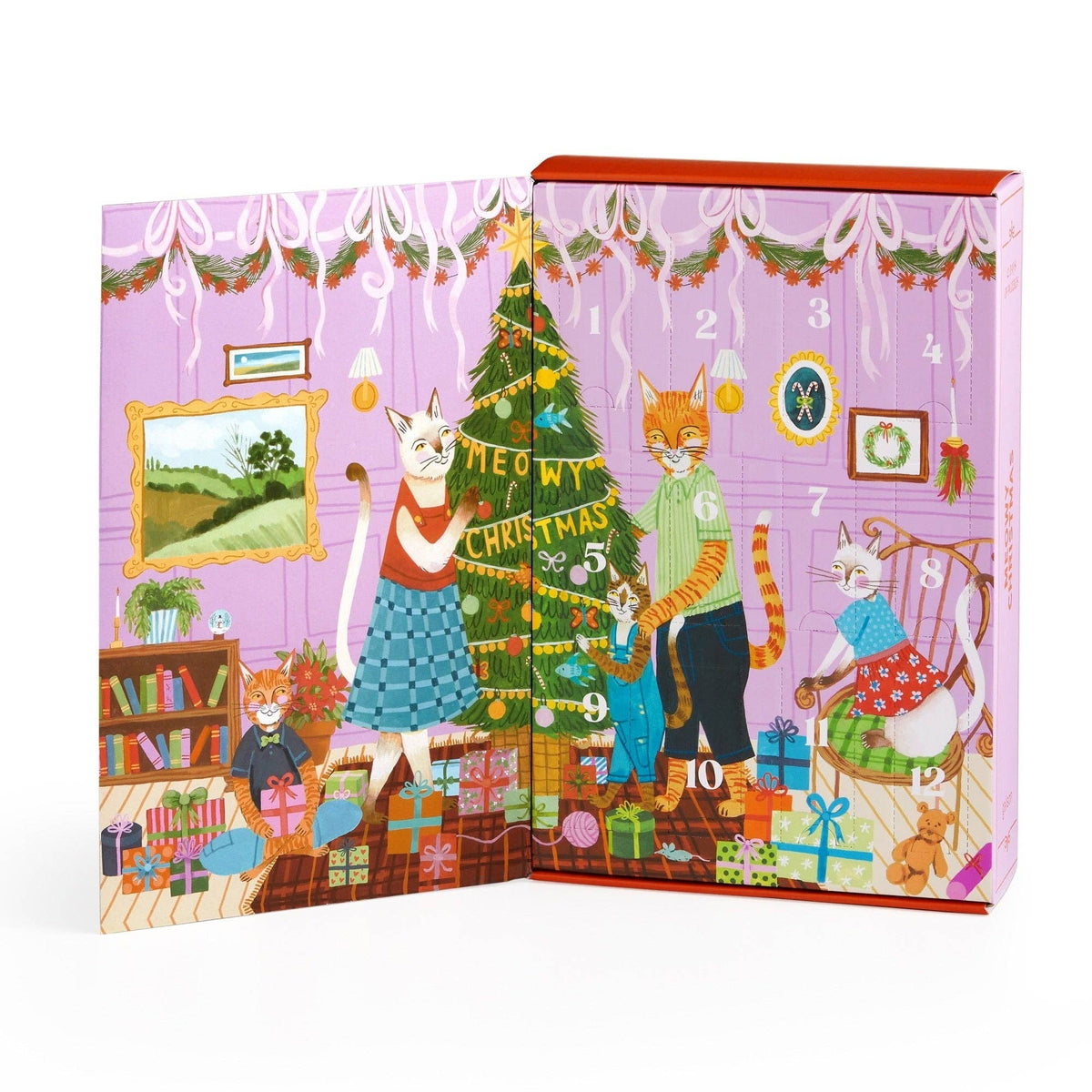 Meowy Christmas 12 Days of Puzzles 500 Piece Countdown