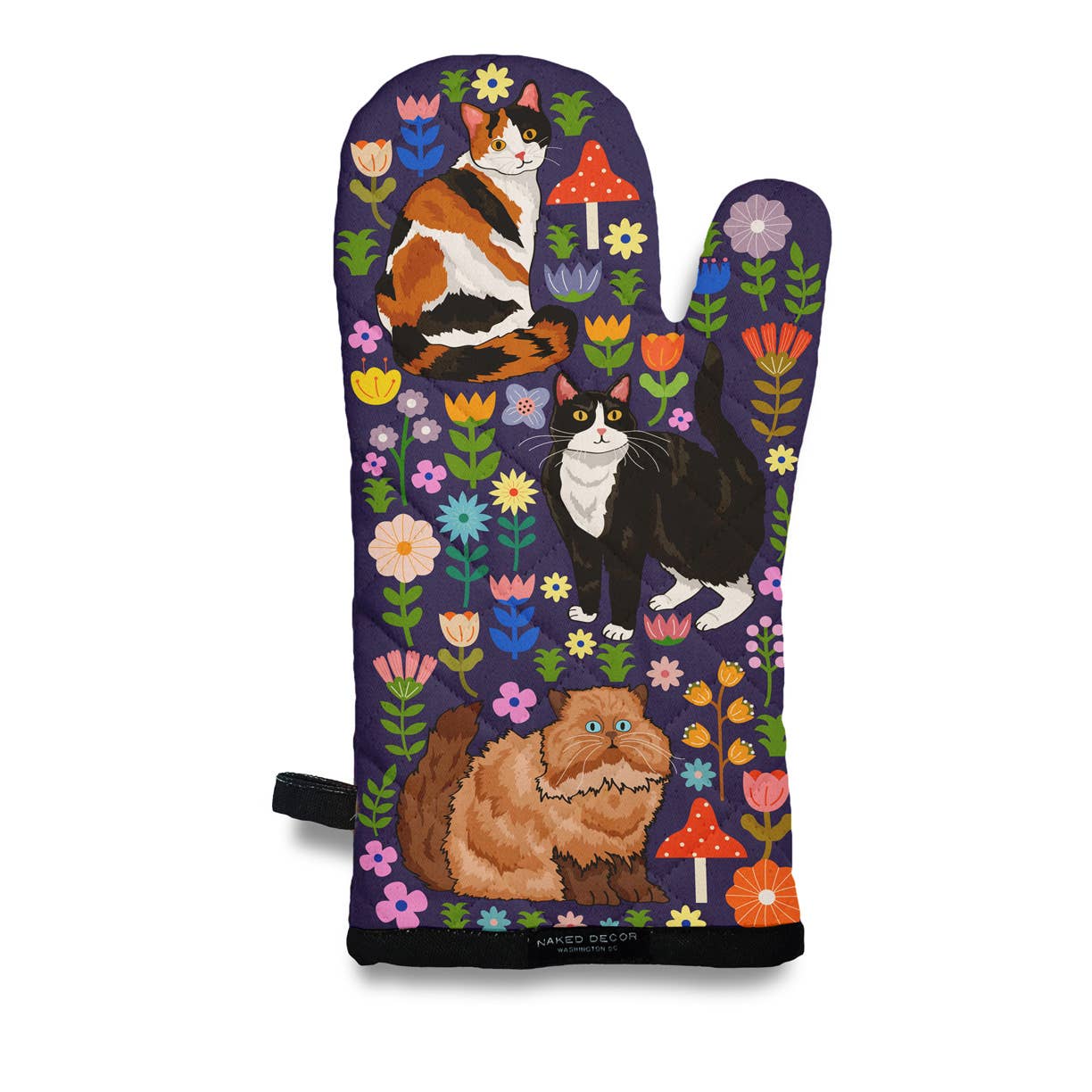 Spring Kitty Cats Oven Mitt 