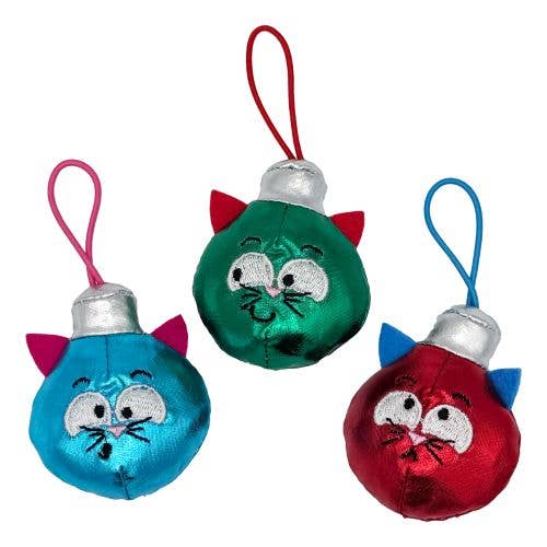 1 Ornament (Asstd. Colors) Flinger Cat Toy: One Size