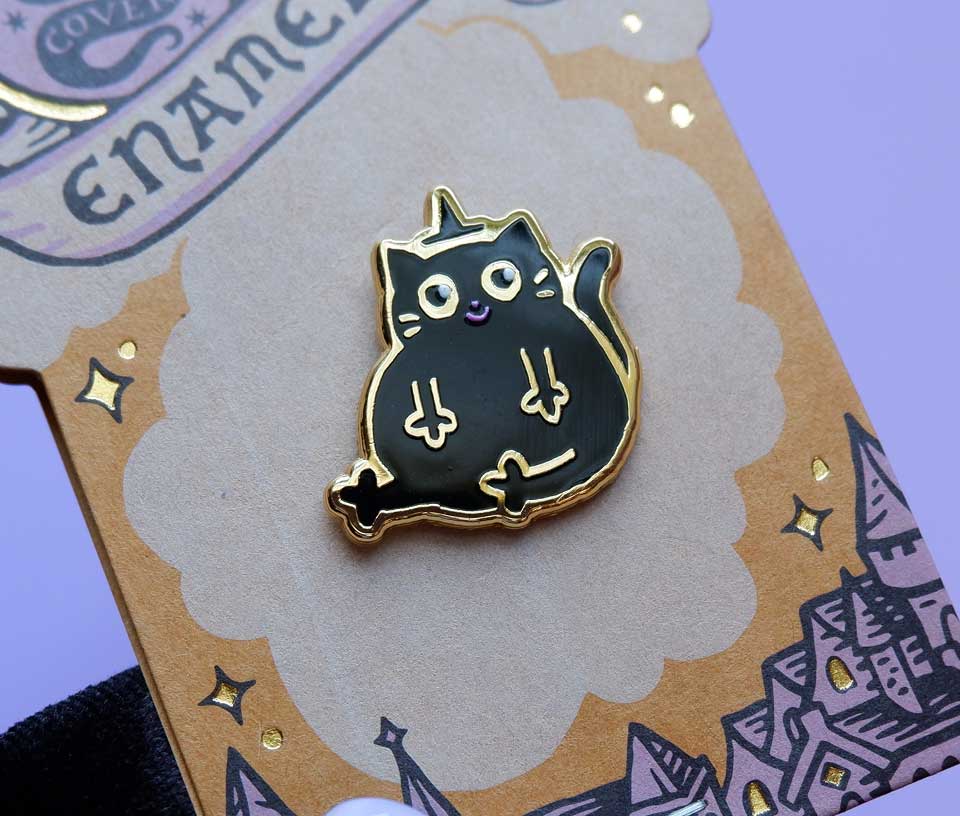 Nilbog The Cat - Enamel Pin