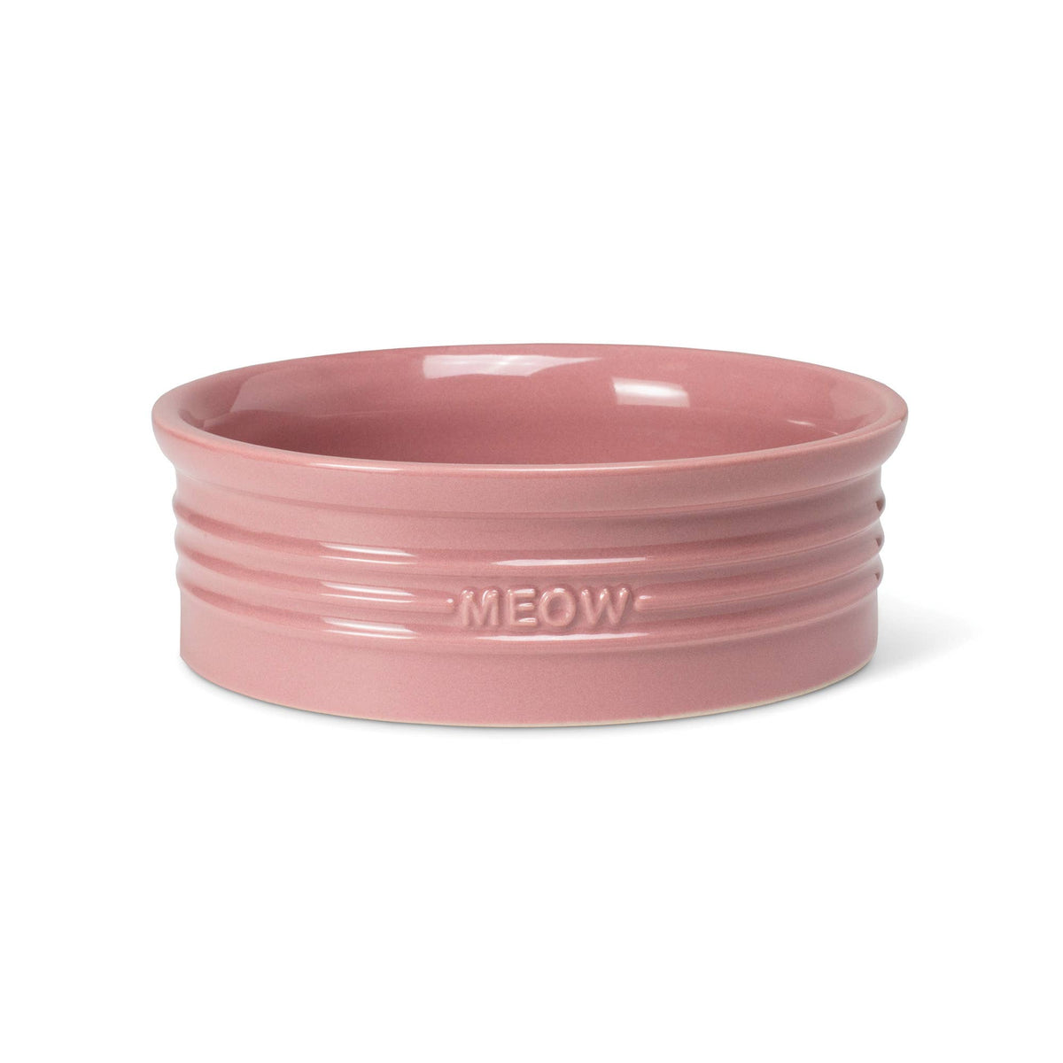 MEOW BLUSH SCULPTED CAT PET BOWL