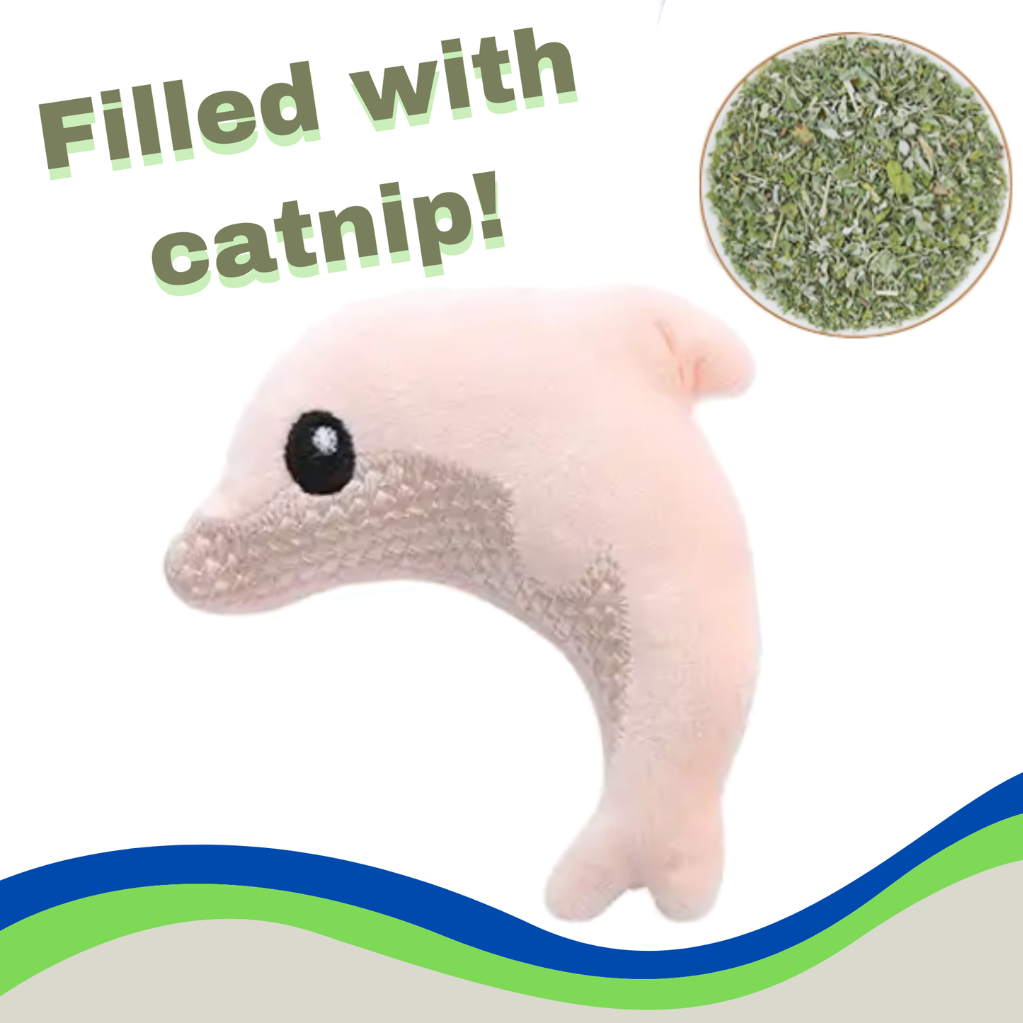 Catnip Toys Catnip Dolphins 3 Per Pack Cute Funny Cat Toys