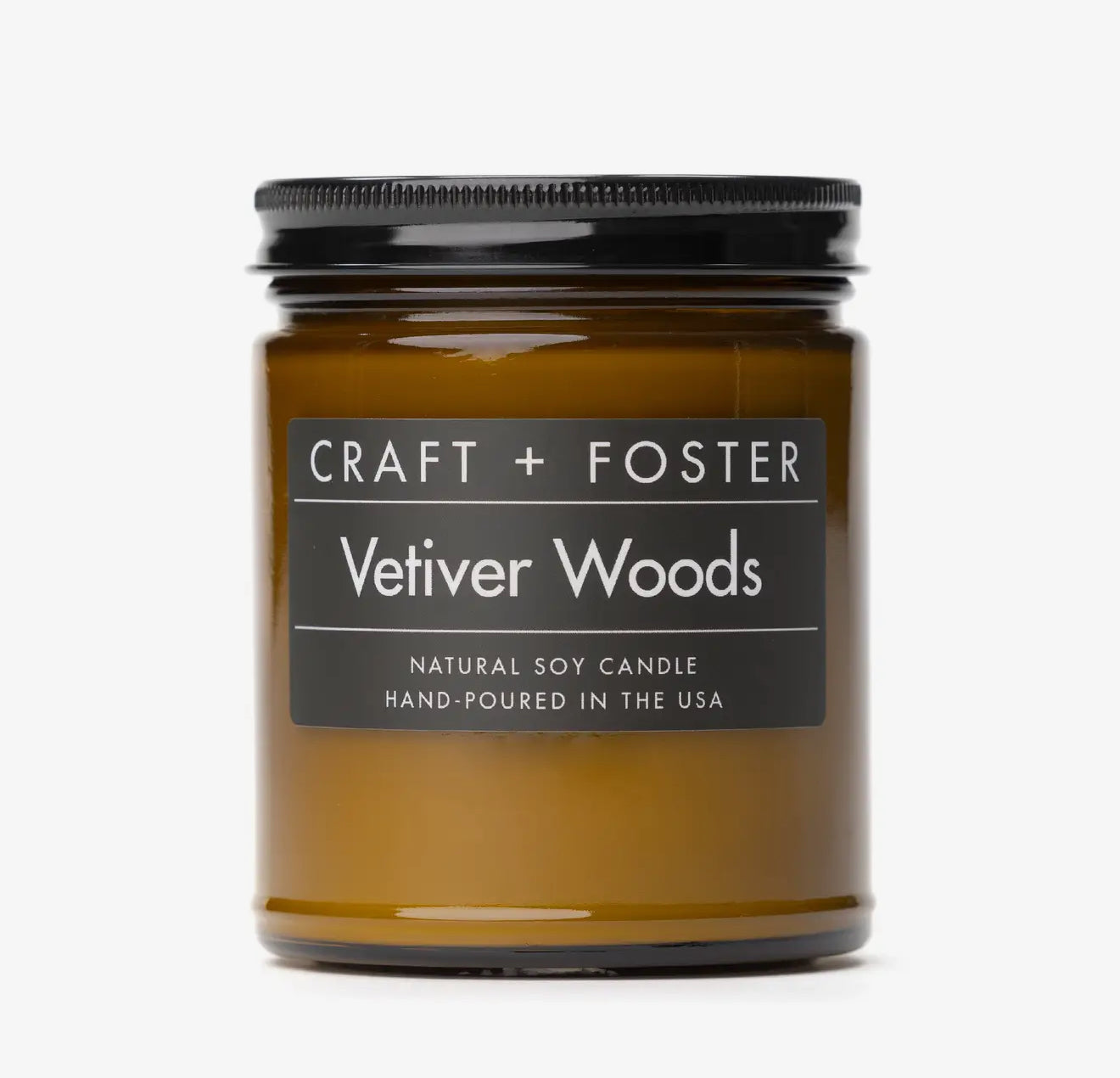 Vetiver Woods - 8oz Natural Soy Candle