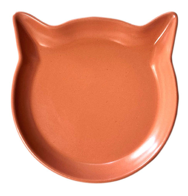 Mini Pet Food Dish or Coaster | Cat Head