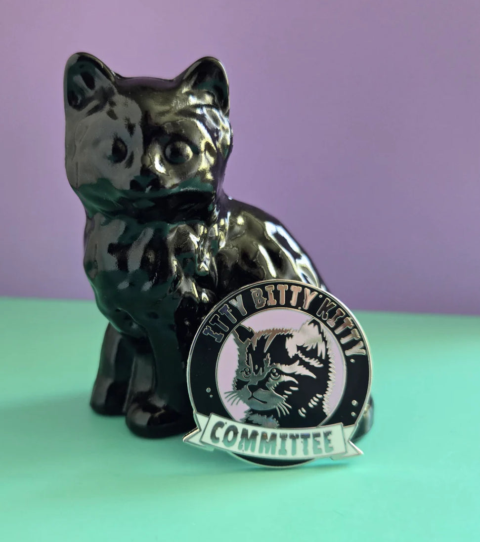 Itty Bitty Kitty Committee Enamel Pin