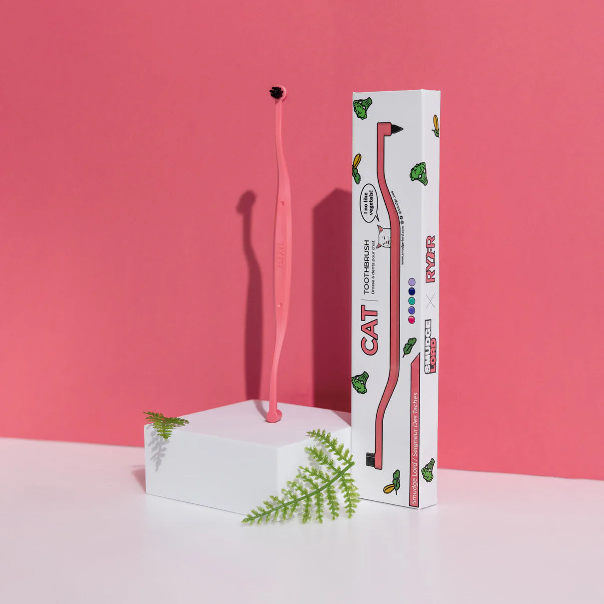 Dual Sided Cat Toothbrush - RYERCAT