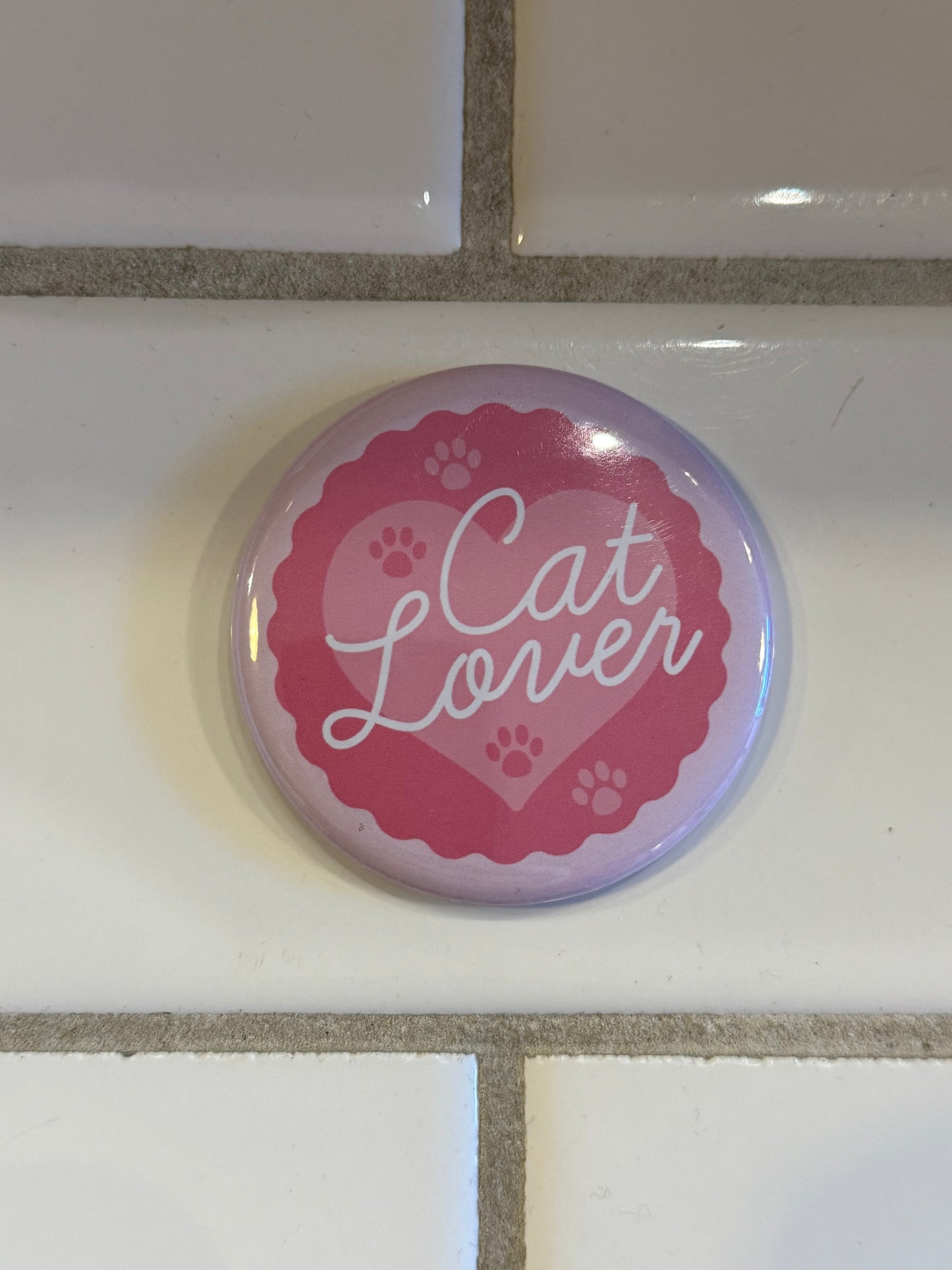 Cat Lover Magnet / 2.25"