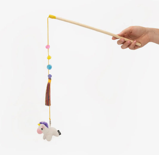 Zippyclaws Zippystick - Unicorn - Cat Toy