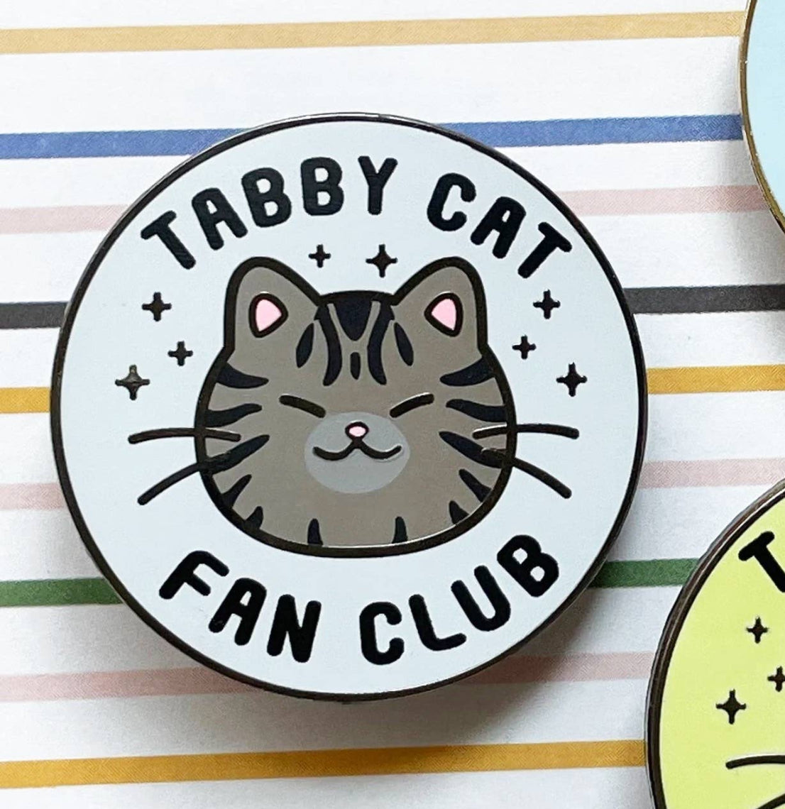 Cat Fan Club Hard Enamel Pin