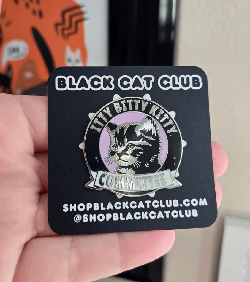 Itty Bitty Kitty Committee Enamel Pin