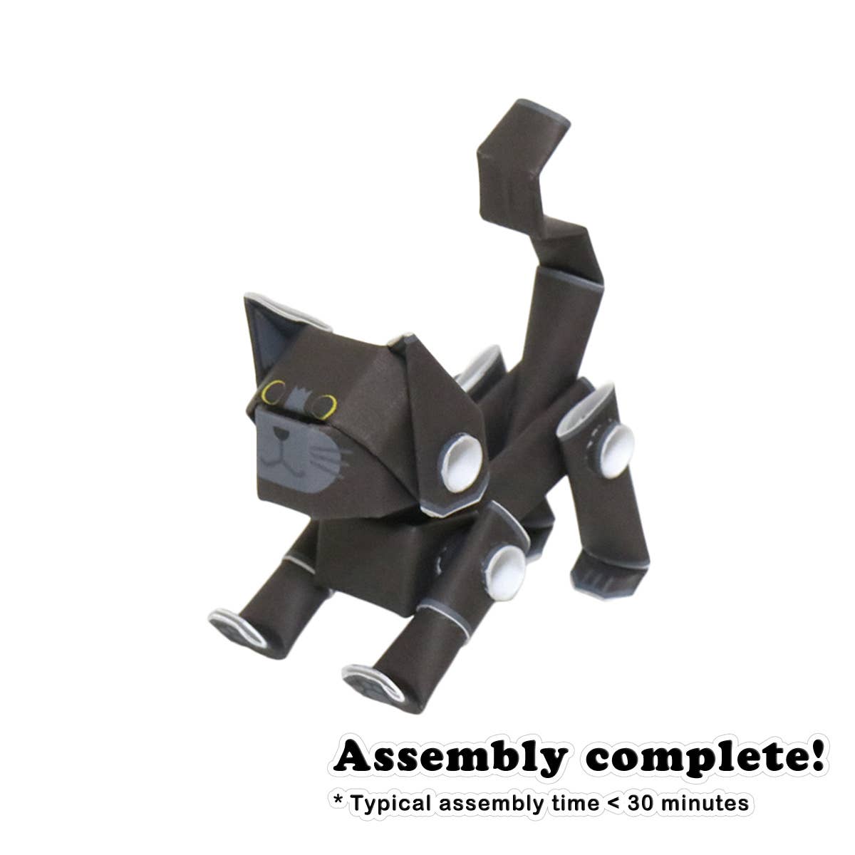 PIPEROID animals Cats Black Cat - paper craft kit from Japan