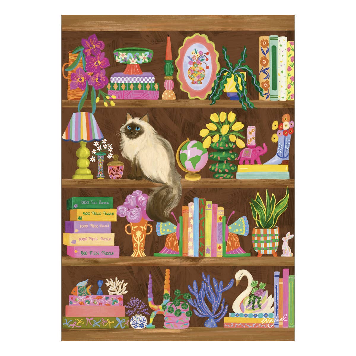 Shelf of Whimsy 1000 Piece Jigsaw Puzzle
