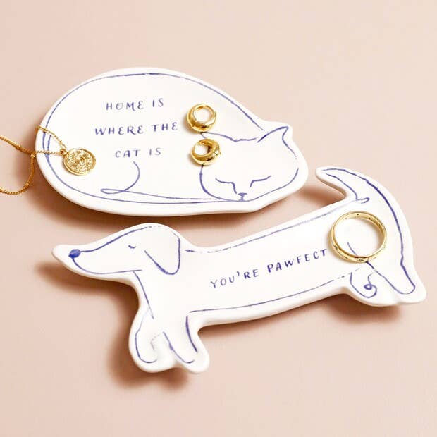 Cat Quote Trinket Dish