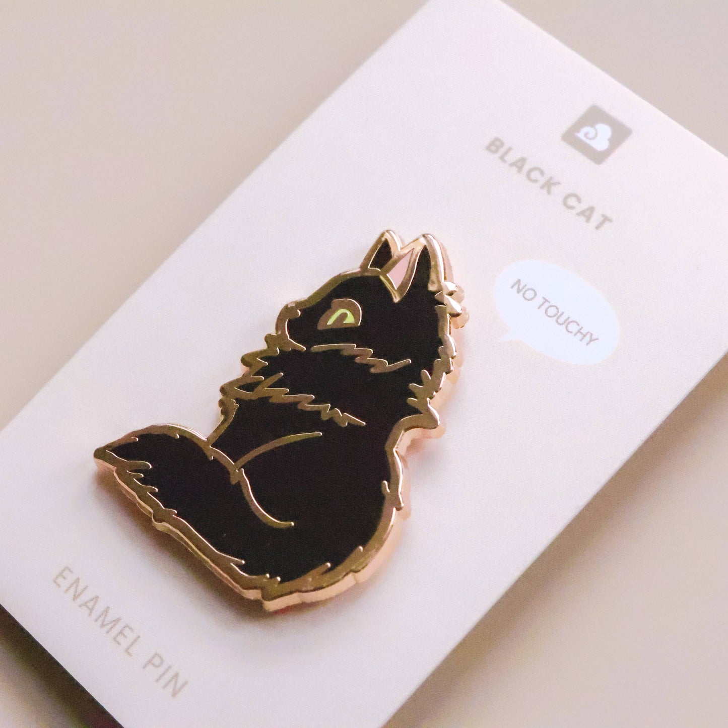 Enamel Pin - Black Cat