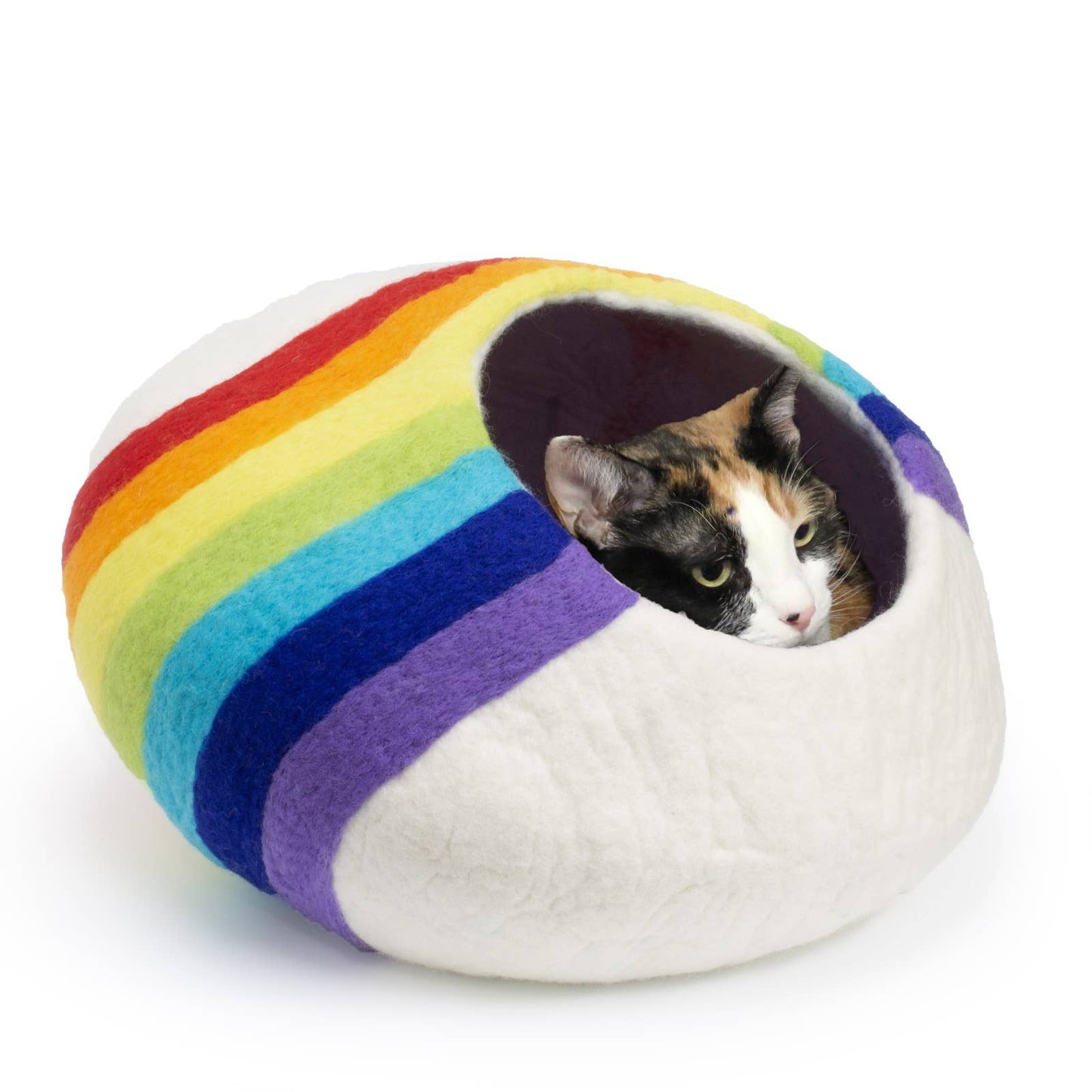 Rainbow Eco Kitty Cave - Cat Cave: With Bag