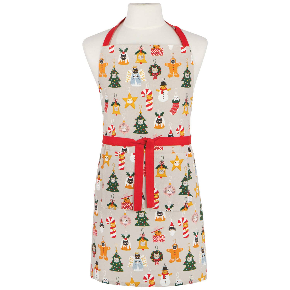 Bauble Cats Christmas Apron