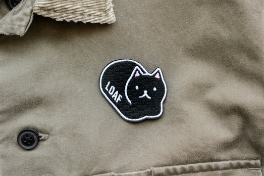 Loaf Cat Patch: Black