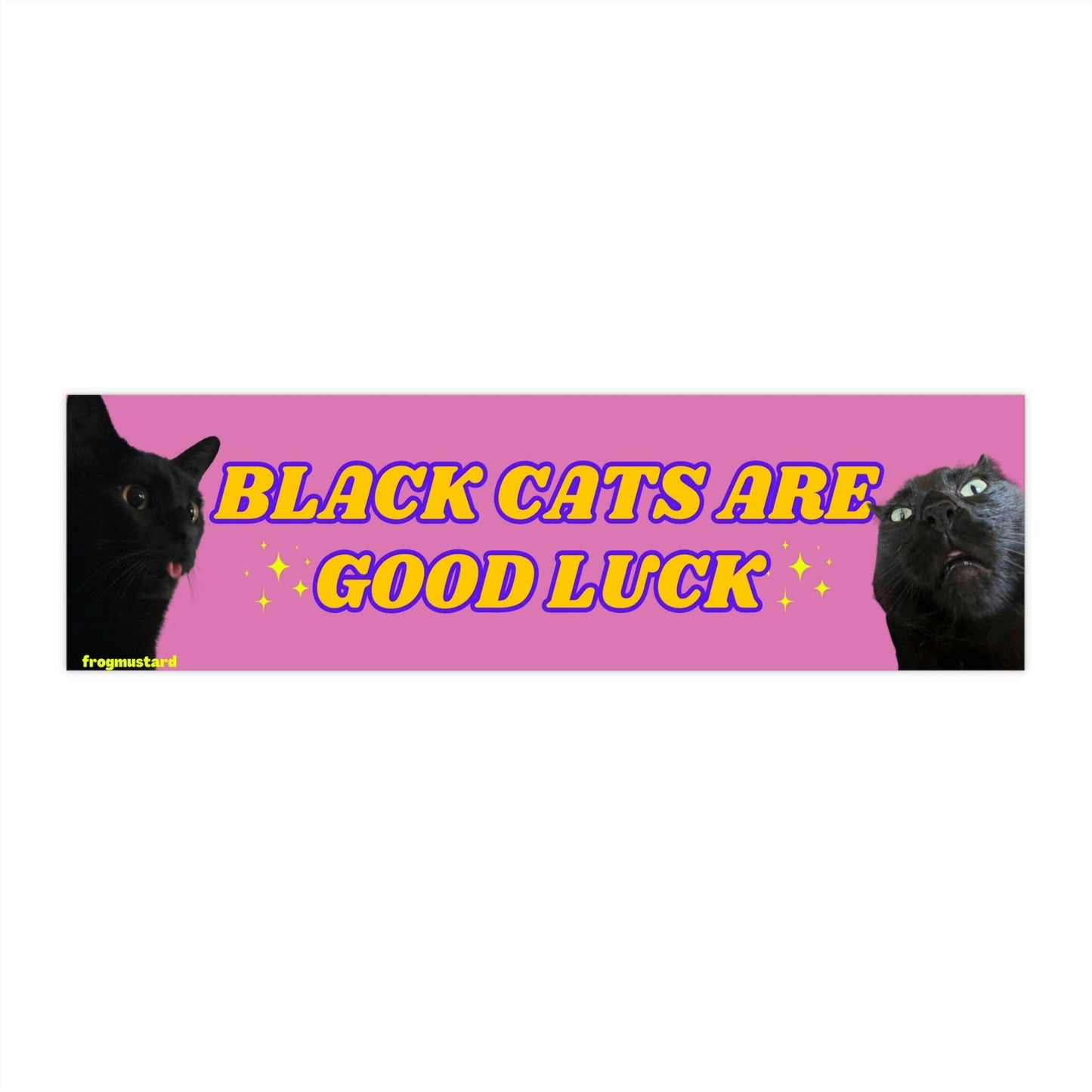 Black Cats are Good Luck: Sticker