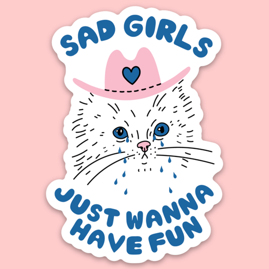 Sad Girls Sticker