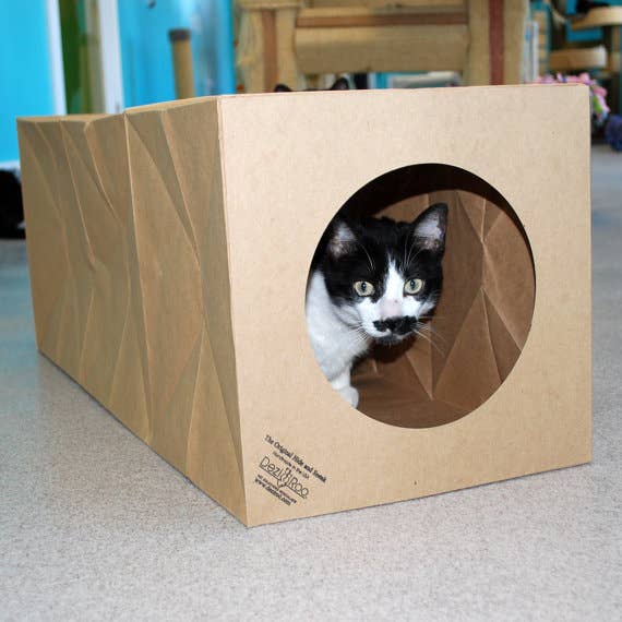 Hide and Sneak Tunnel - Paper Play Tunnel for Cats