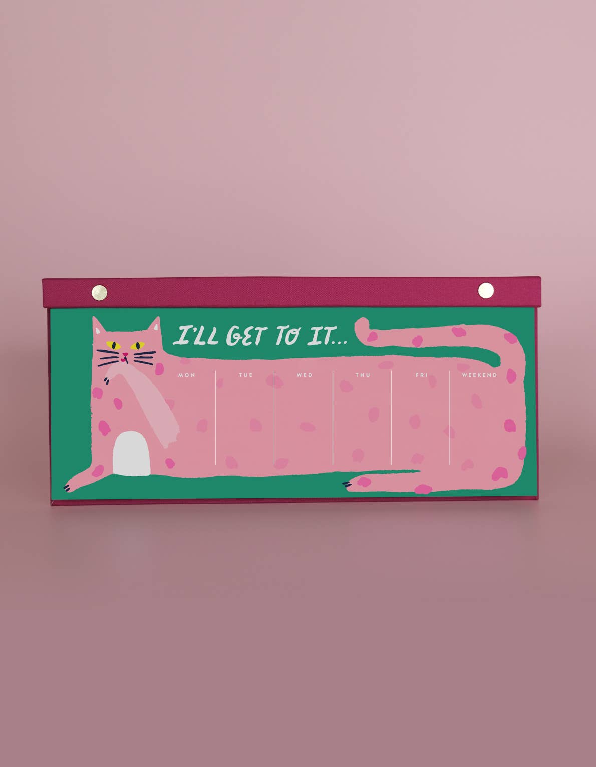 Weekly Planner | Pink Cat