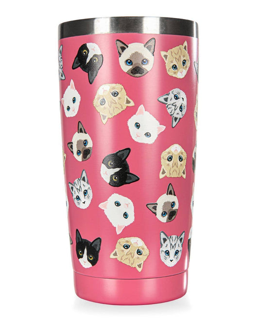 Thermal Insulated Cat Pattern 20oz Tumbler