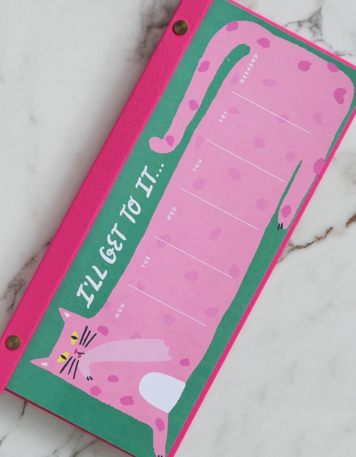 Weekly Planner | Pink Cat
