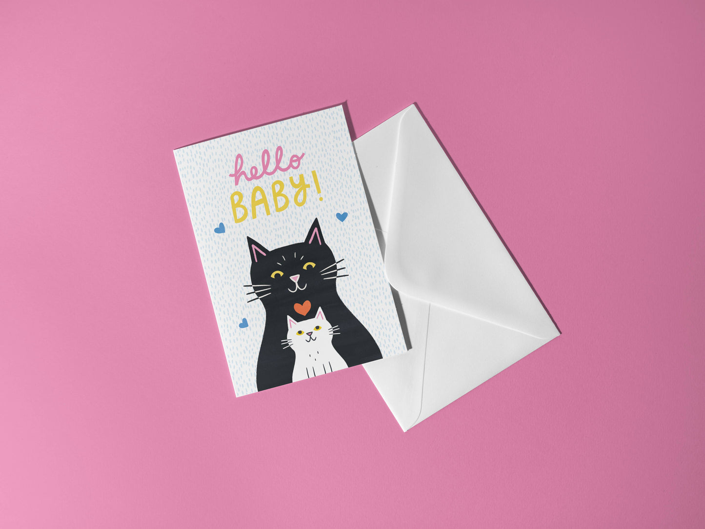 Hello Baby Card BLANK INSIDE