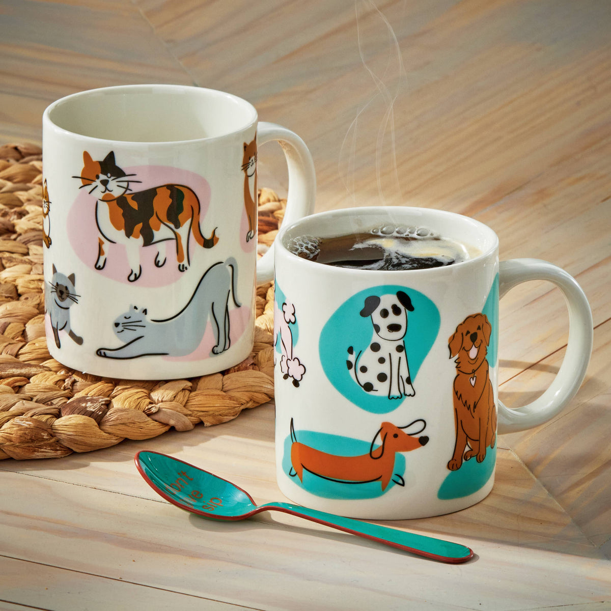 Cool Cats Bone China Mug Multi