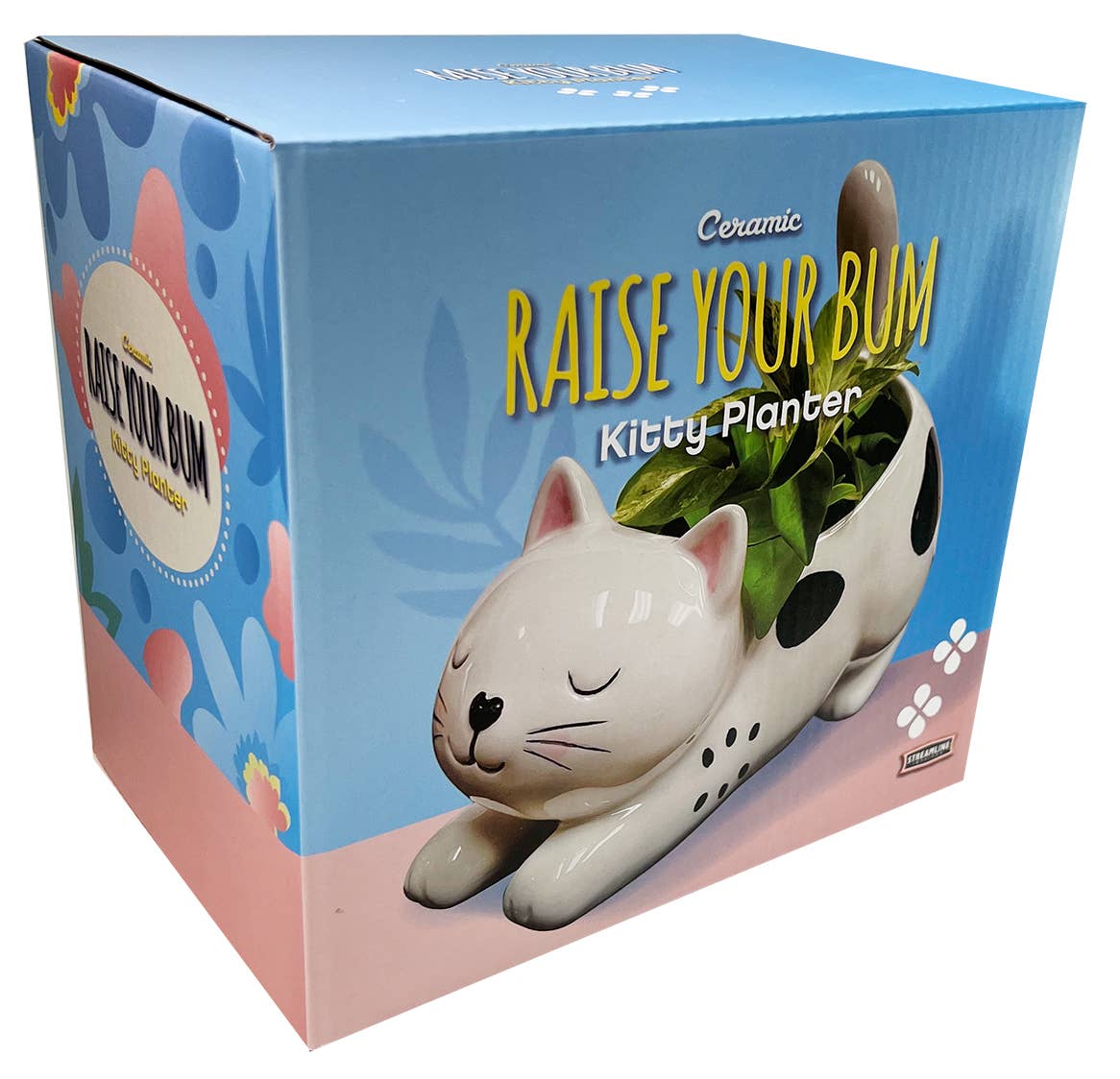 Raise Your Bum Kitty Planter