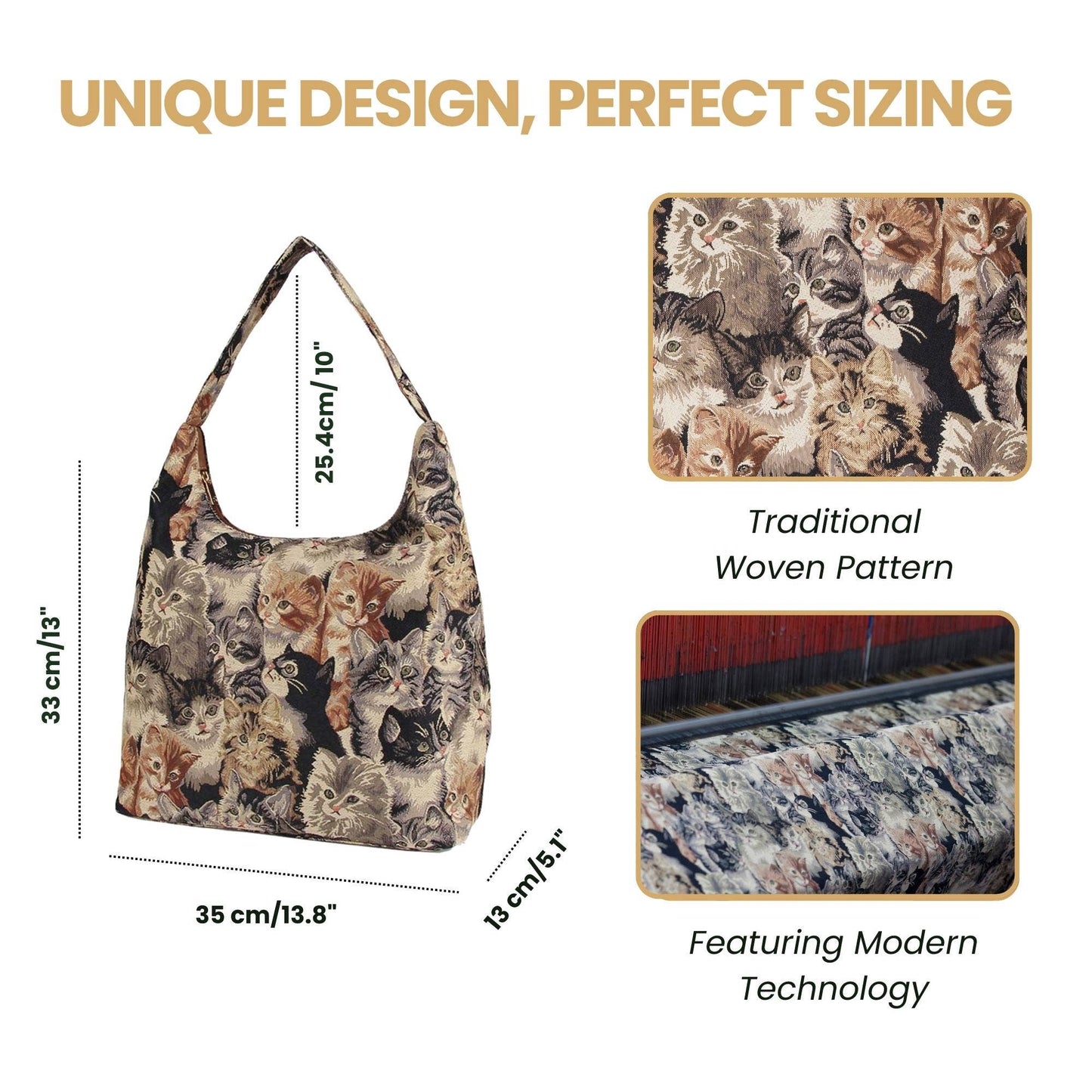 CAT HANDBAG SHOULDER BAG
