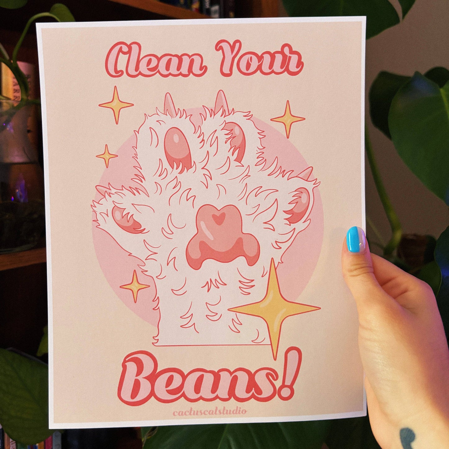 Clean Your Beans 8x10 Art Print