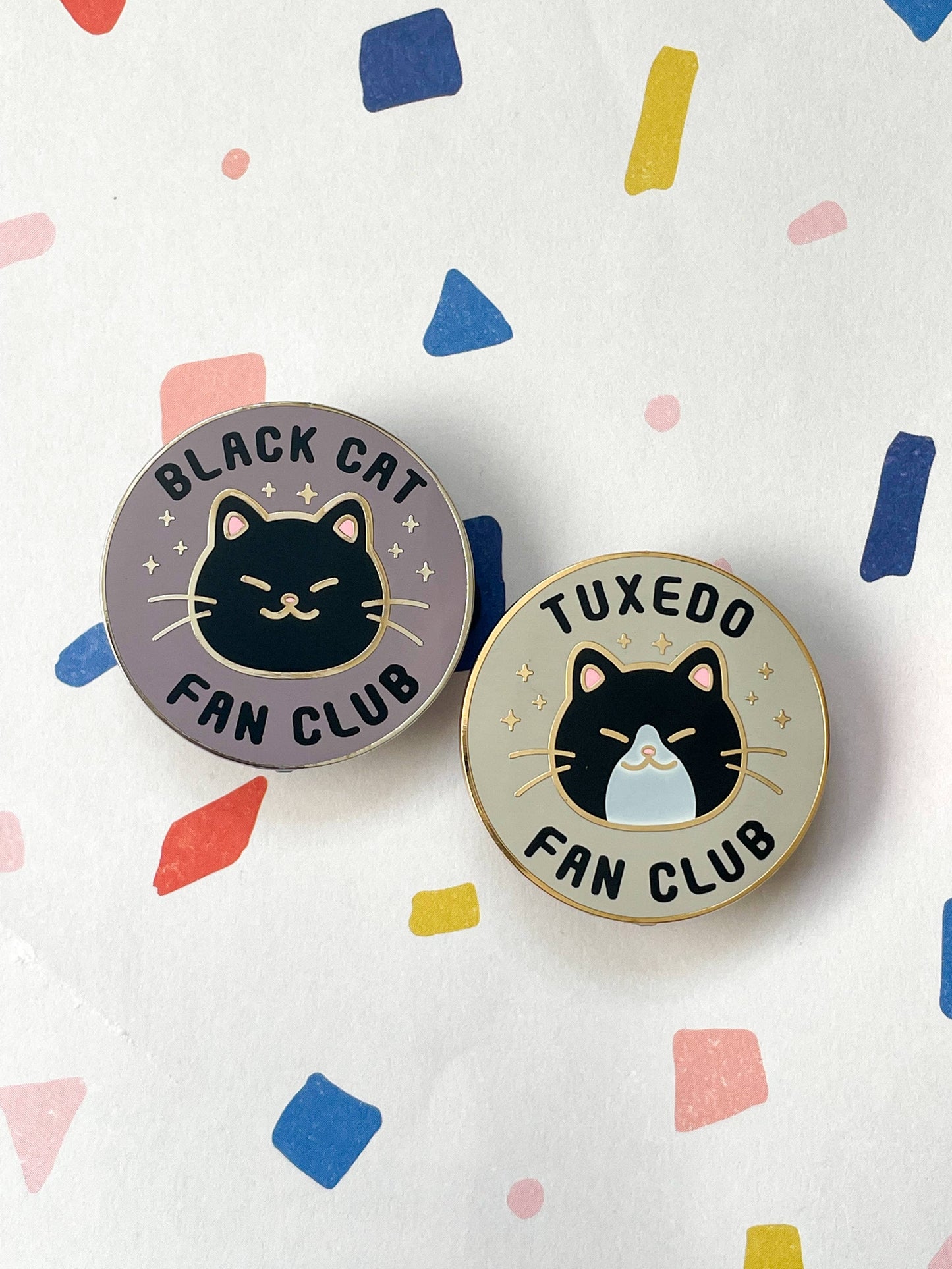 Cat Fan Club Hard Enamel Pin