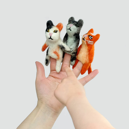 Finger Puppet - 1 Cat