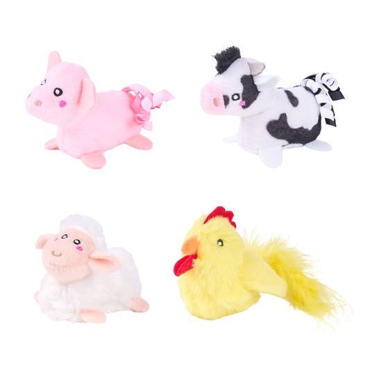 ZippyClaws® 4-Pack Farm Friends