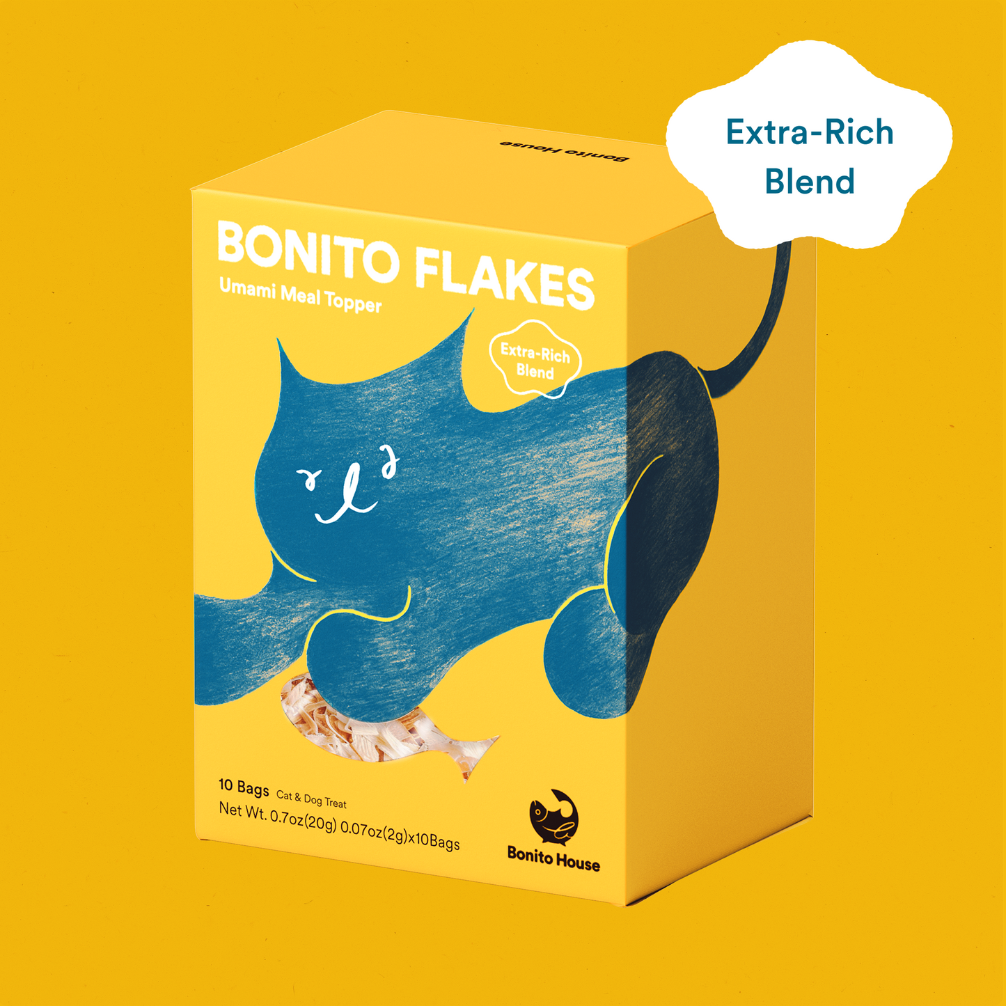 Umami Meal Topper: Bonito Flakes Treat for Cats and Dogs