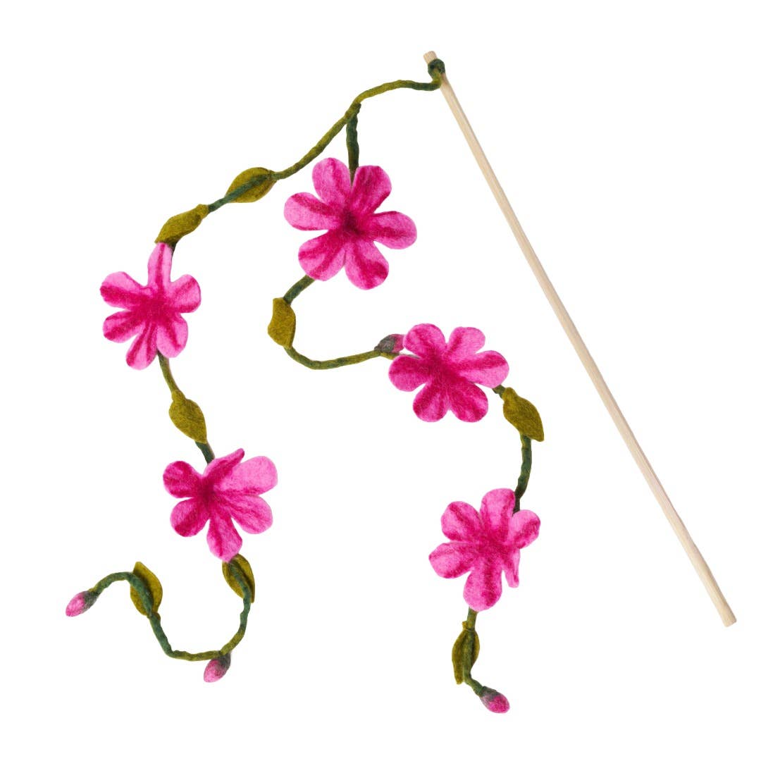 Teaser Cat Toy, Cherry Blossoms