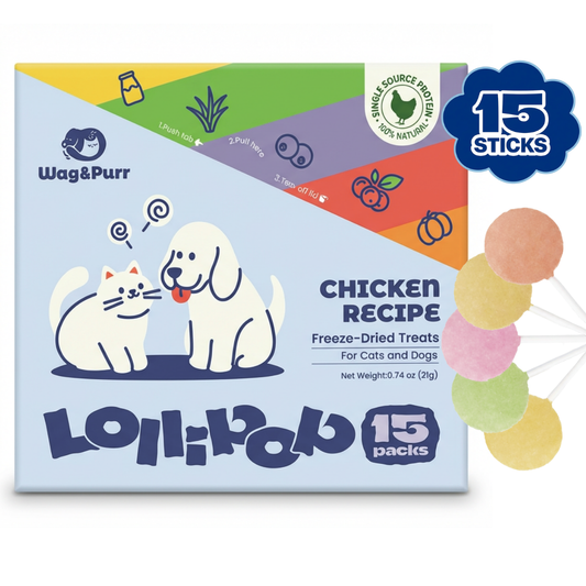 Freeze-Dried Chicken Lollipops - Cat & Dog Treats