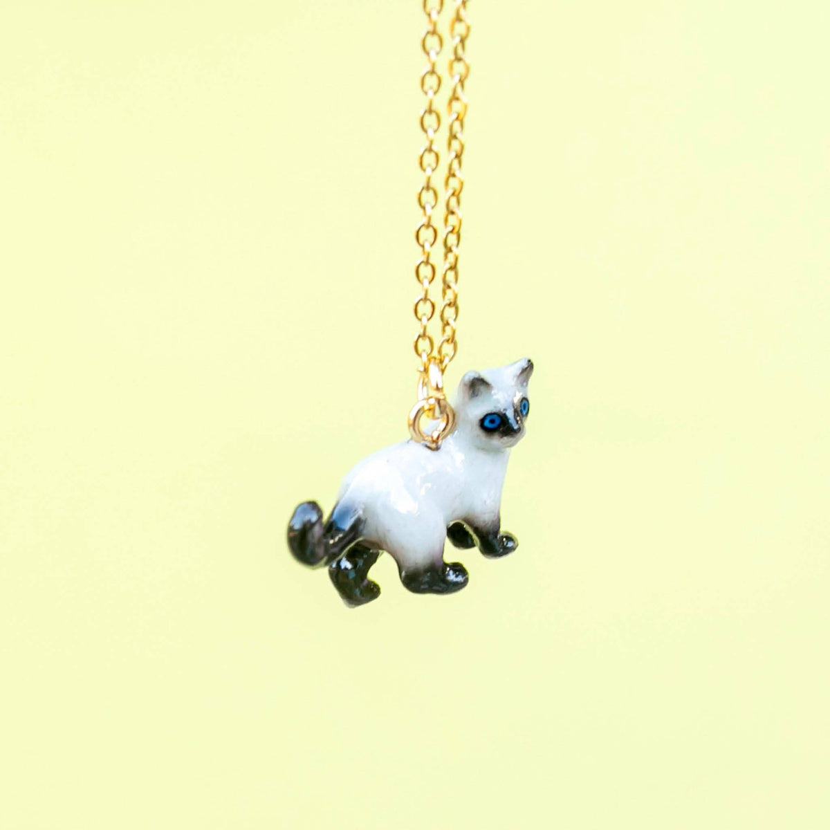 Siamese Cat Necklace